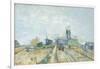 Vegetable Gardens and the Moulin de Blute-Fin on Montmartre, 1887-Vincent van Gogh-Framed Giclee Print