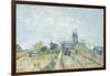 Vegetable Gardens and the Moulin de Blute-Fin on Montmartre, 1887-Vincent van Gogh-Framed Giclee Print