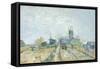 Vegetable Gardens at Montmartre, 1881-Vincent van Gogh-Framed Stretched Canvas