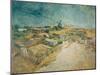 Vegetable Gardens on Montmartre-Vincent van Gogh-Mounted Giclee Print