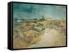 Vegetable Gardens on Montmartre-Vincent van Gogh-Framed Stretched Canvas