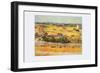 Vegetable Gardens-Vincent van Gogh-Framed Premium Giclee Print