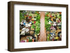 Vegetable Market in Kota Bharu, Kelantan, Malaysia, Asia-szefei-Framed Photographic Print