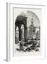 Vegetable Market on the Grand Canal, Near the Rialto, Venice, Italy, 19th Century-null-Framed Giclee Print