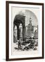 Vegetable Market on the Grand Canal, Near the Rialto, Venice, Italy, 19th Century-null-Framed Giclee Print