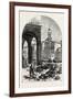 Vegetable Market on the Grand Canal, Near the Rialto, Venice, Italy, 19th Century-null-Framed Giclee Print