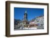 Vegetable market, St. Catherine's square, Honfleur, Normandy, France-Jim Engelbrecht-Framed Photographic Print