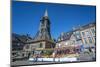 Vegetable market, St. Catherine's square, Honfleur, Normandy, France-Jim Engelbrecht-Mounted Photographic Print