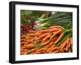 Vegetable Market, Stavanger Harbour, Norway-Russell Young-Framed Premium Photographic Print