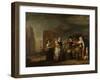 Vegetable Market-Nicolaes Maes-Framed Art Print