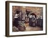 Vegetable Market-Mortimer Ludington Menpes-Framed Giclee Print