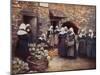 Vegetable Market-Mortimer Ludington Menpes-Mounted Giclee Print