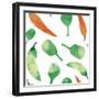 Vegetable Pattern 2-Summer Tali Hilty-Framed Giclee Print