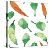 Vegetable Pattern 2-Summer Tali Hilty-Stretched Canvas