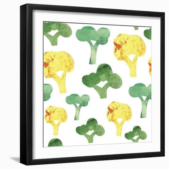 Vegetable Pattern 3-Summer Tali Hilty-Framed Giclee Print