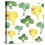 Vegetable Pattern 3-Summer Tali Hilty-Stretched Canvas