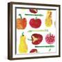 Vegetable Pattern 4-Summer Tali Hilty-Framed Giclee Print