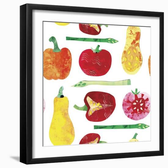 Vegetable Pattern 4-Summer Tali Hilty-Framed Giclee Print