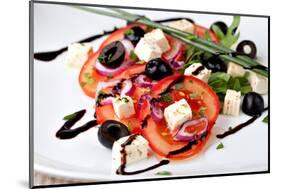 Vegetable Salad with Feta Cheese-Gresei-Mounted Photographic Print