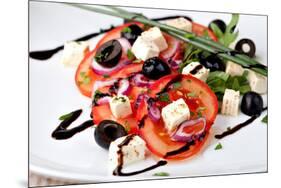 Vegetable Salad with Feta Cheese-Gresei-Mounted Photographic Print