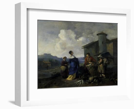 Vegetable Seller-Hendrick Mommers-Framed Giclee Print