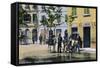 Vegetable Sellers, Gibraltar, 1945-null-Framed Stretched Canvas