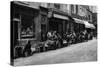 Vegetable Sellers in the Central Market Quarter, Paris, 1931-Ernest Flammarion-Stretched Canvas