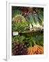 Vegetable Stall at Saturday Market, Salamanca Place, Hobart, Tasmania, Australia-David Wall-Framed Photographic Print