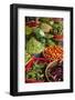 Vegetable stall, Dong Ba Market, Hue, Thua Thien-Hue Province, Vietnam-David Wall-Framed Photographic Print