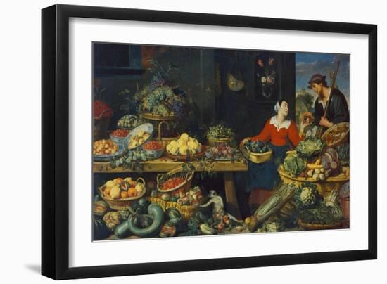 Vegetable Stall-Frans Snyders-Framed Giclee Print