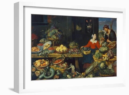 Vegetable Stall-Frans Snyders-Framed Giclee Print