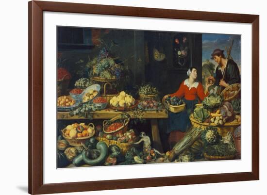 Vegetable Stall-Frans Snyders-Framed Giclee Print