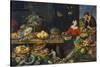 Vegetable Stall-Frans Snyders-Stretched Canvas