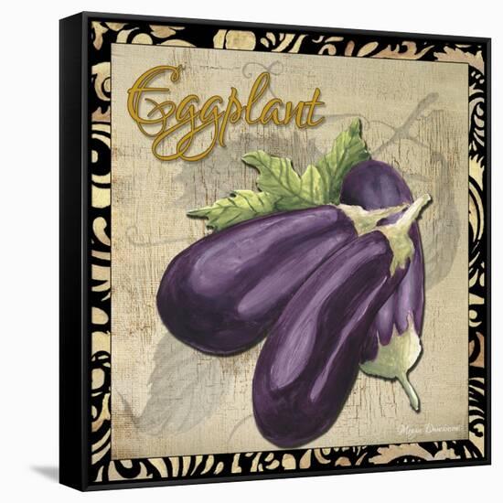 Vegetables 1 Eggplant-Megan Aroon Duncanson-Framed Stretched Canvas