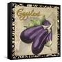 Vegetables 1 Eggplant-Megan Aroon Duncanson-Framed Stretched Canvas