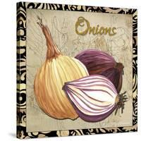 Vegetables 1 Onions-Megan Aroon Duncanson-Stretched Canvas