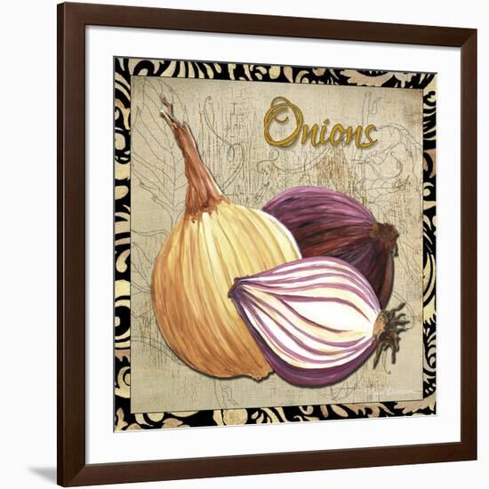 Vegetables 1 Onions-Megan Aroon Duncanson-Framed Giclee Print