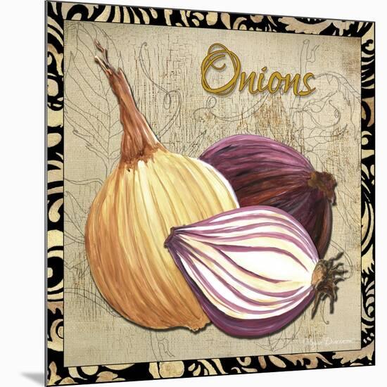 Vegetables 1 Onions-Megan Aroon Duncanson-Mounted Giclee Print