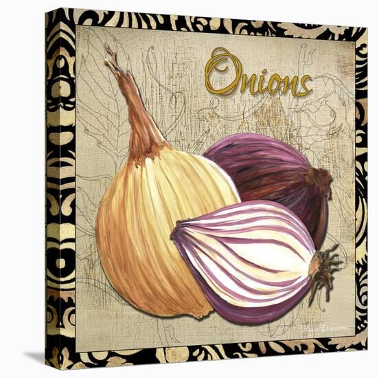 Vegetables 1 Onions-Megan Aroon Duncanson-Stretched Canvas