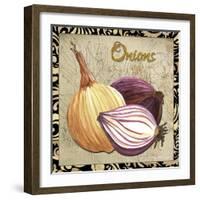 Vegetables 1 Onions-Megan Aroon Duncanson-Framed Giclee Print