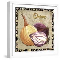 Vegetables 1 Onions-Megan Aroon Duncanson-Framed Giclee Print