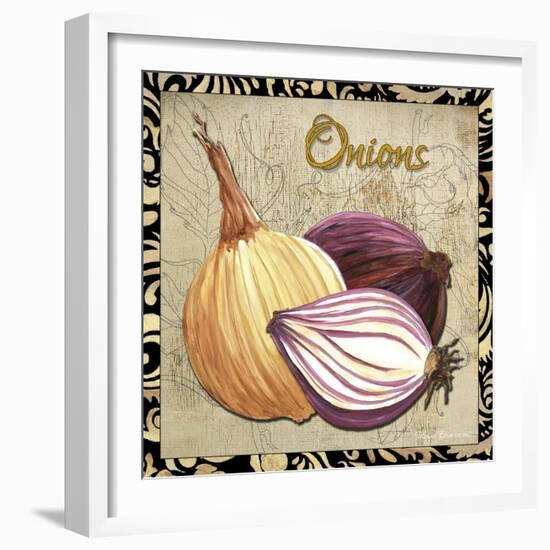 Vegetables 1 Onions-Megan Aroon Duncanson-Framed Giclee Print