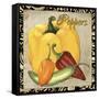 Vegetables 1 Peppers-Megan Aroon Duncanson-Framed Stretched Canvas