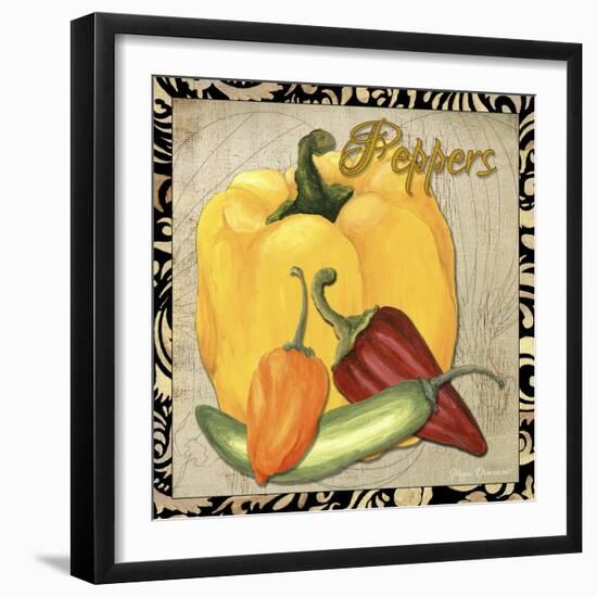 Vegetables 1 Peppers-Megan Aroon Duncanson-Framed Giclee Print