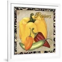 Vegetables 1 Peppers-Megan Aroon Duncanson-Framed Giclee Print