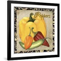 Vegetables 1 Peppers-Megan Aroon Duncanson-Framed Giclee Print