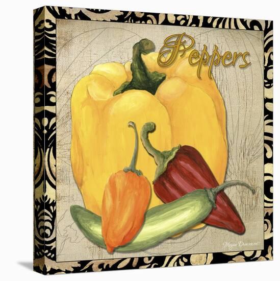 Vegetables 1 Peppers-Megan Aroon Duncanson-Stretched Canvas