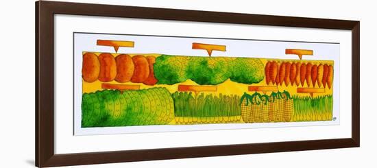 Vegetables, 1998-Julie Nicholls-Framed Giclee Print