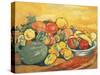 Vegetables and Fruit (Oil on Canvas)-Louis Valtat-Stretched Canvas