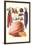 Vegetables; Carrot, Potato, Onion, and Pumpkin-Philippe-Victoire Leveque de Vilmorin-Framed Art Print